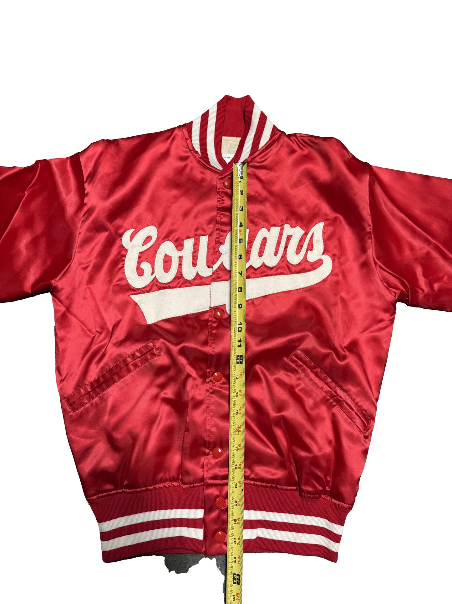 80s "Cougars" Satin Jacket