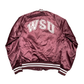 80s Satin Chalkline "WSU" Jacket