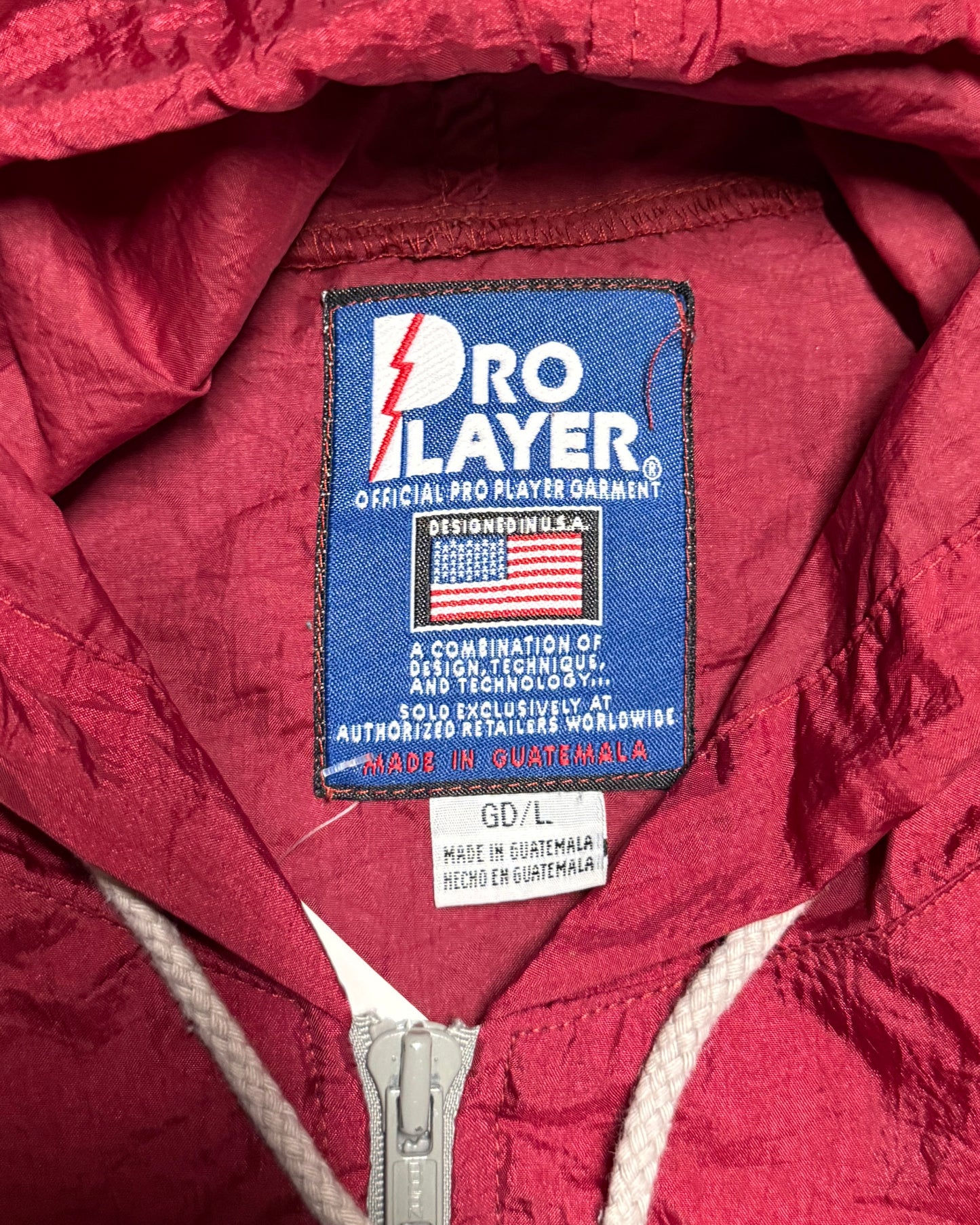 90s Pro Player Packable Anorak Windbreaker