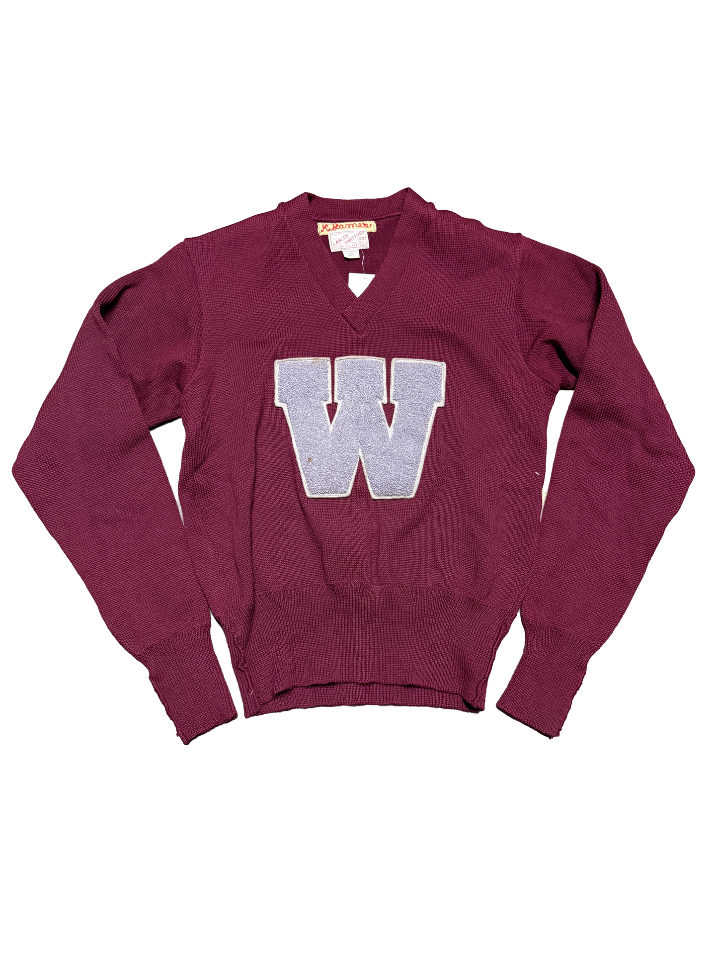 60s Varsity "W" Sweater