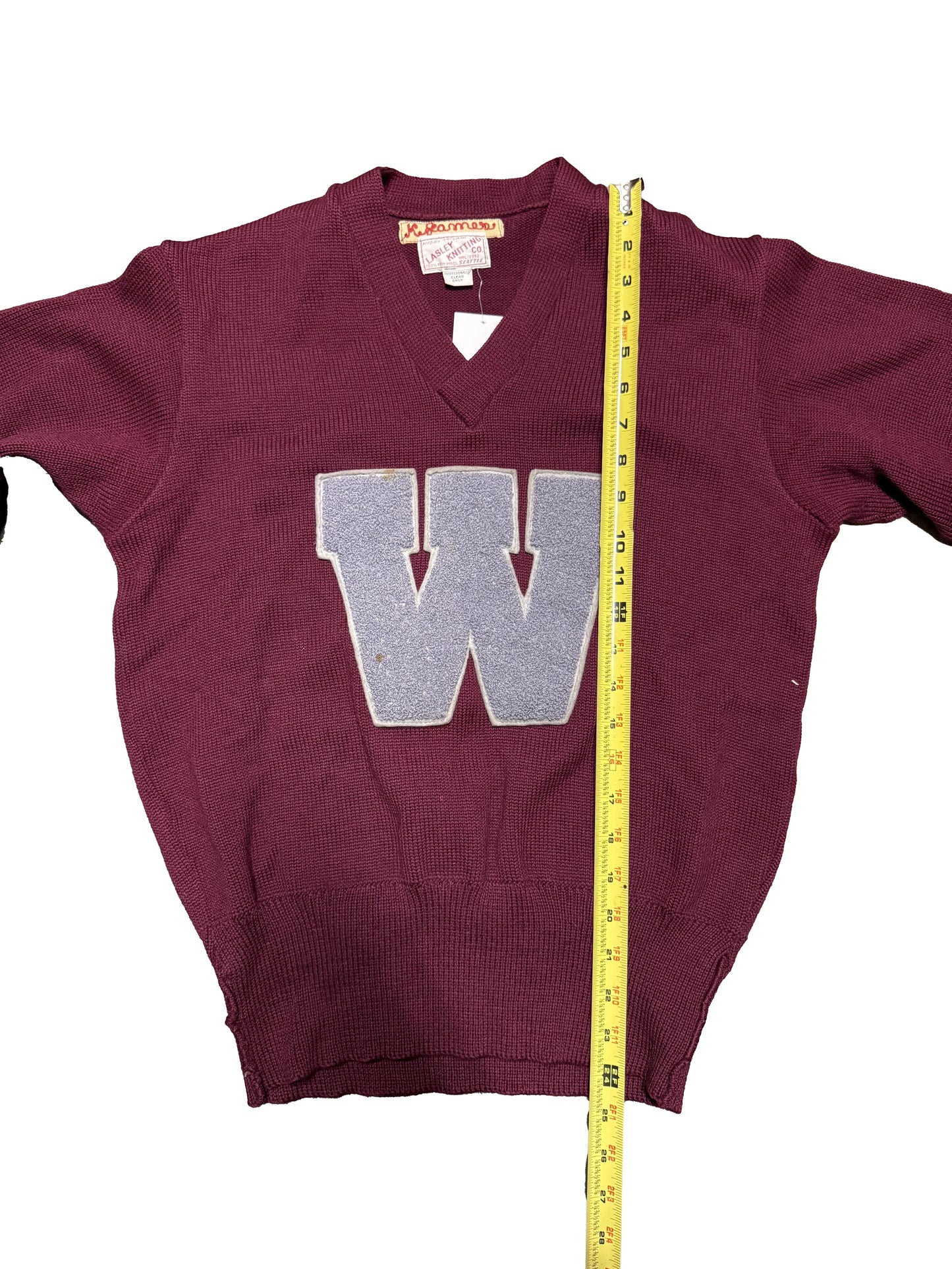 60s Varsity "W" Sweater