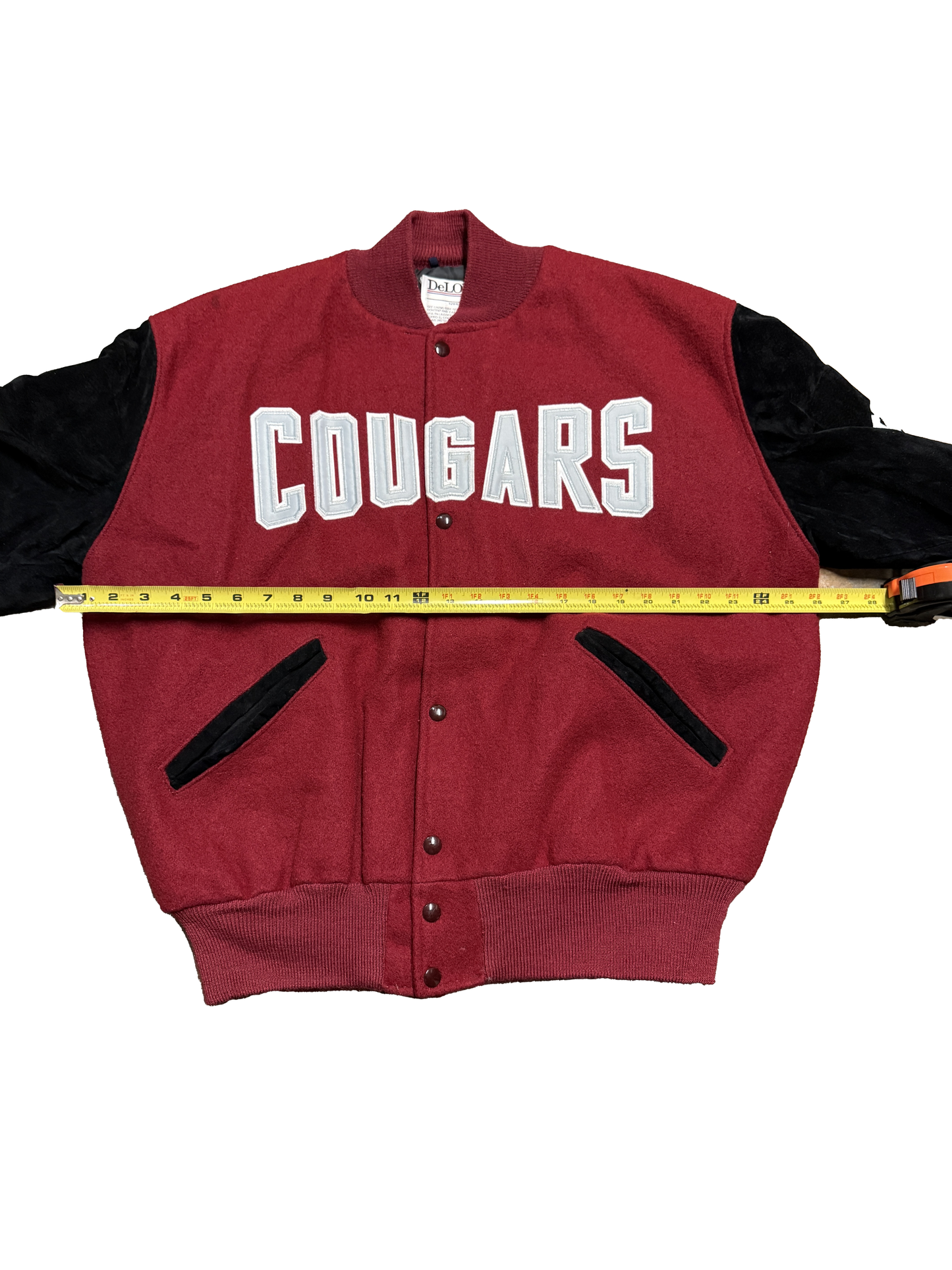 90s Wool "Cougars" Varsity Jacket