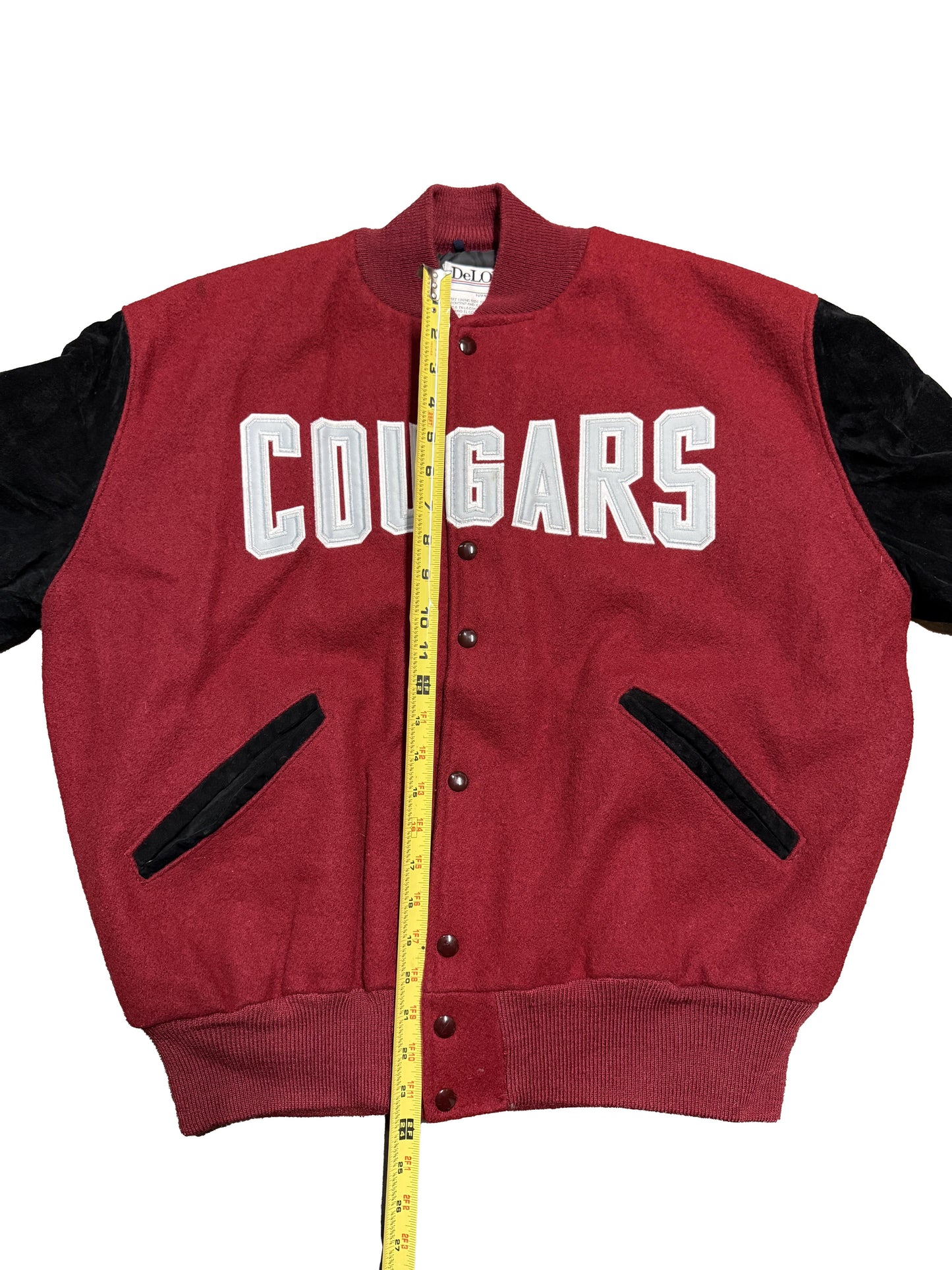 90s Wool "Cougars" Varsity Jacket