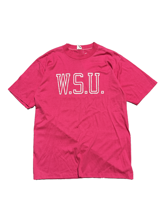 70s pink WSU Logo Tee
