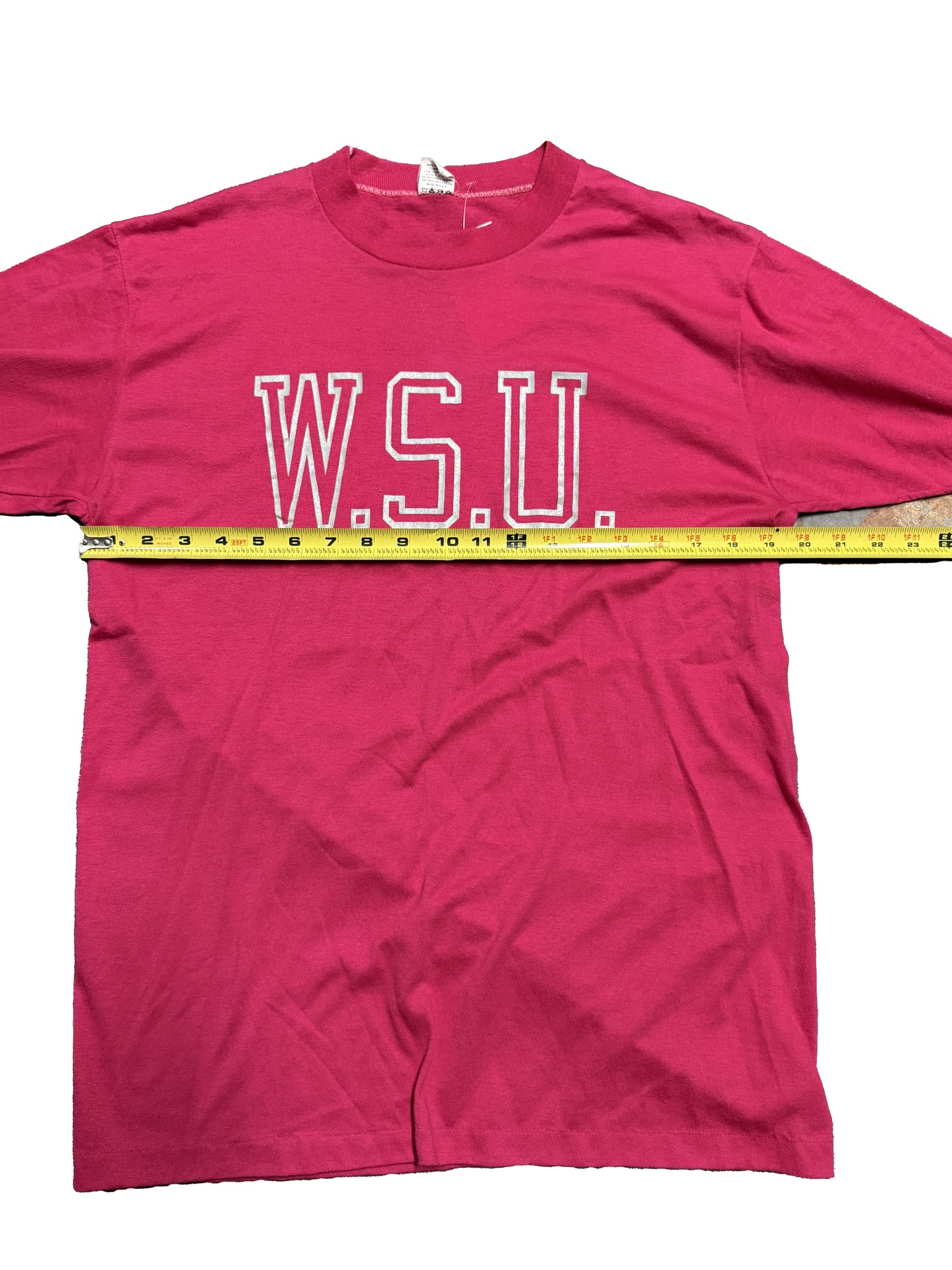 70s pink WSU Logo Tee