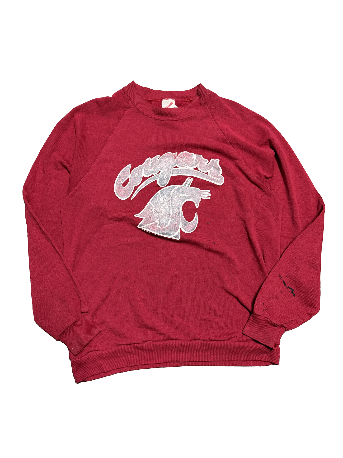 90s Cougars Script Big Logo Crewneck