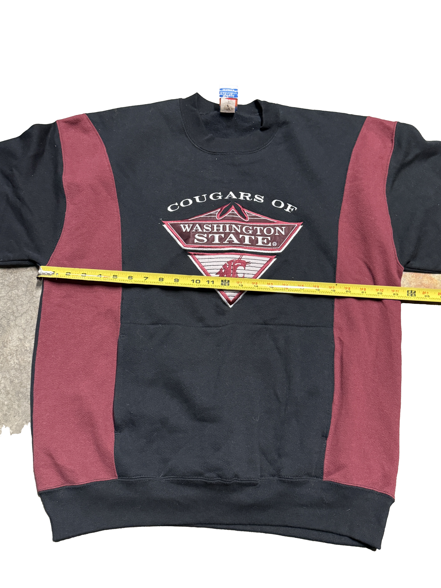 90s Crest Pocketed Crewneck