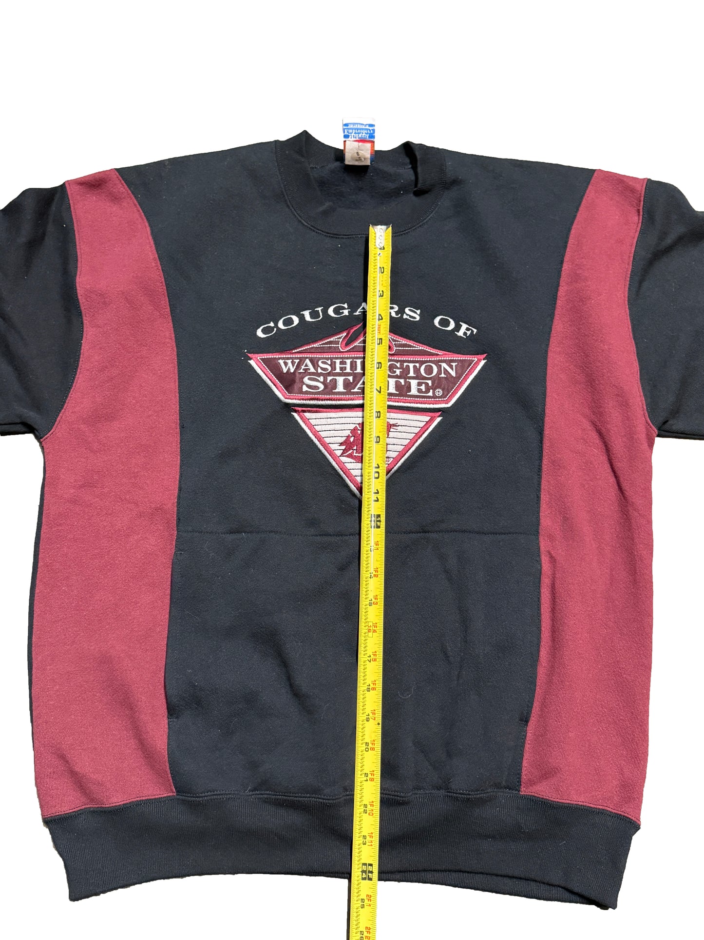 90s Crest Pocketed Crewneck