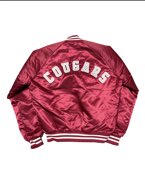 80s Satin Chalkline "Cougars" Jacket